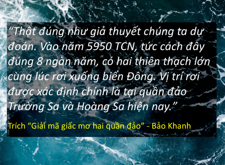 Giải mã giấc mơ hai quần đảo
