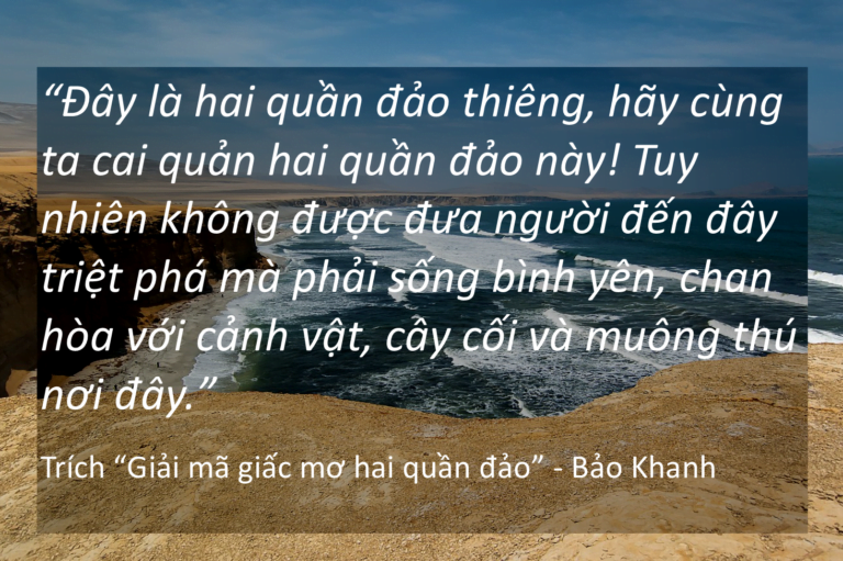 Giải mã giấc mơ hai quần đảo