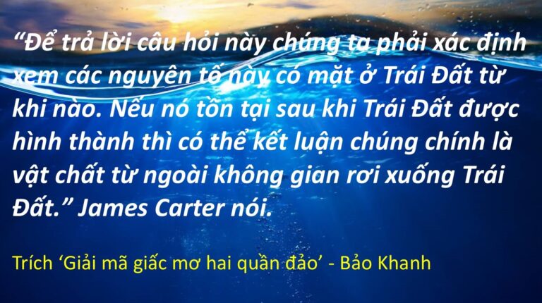 Giải mã giấc mơ hai quần đảo