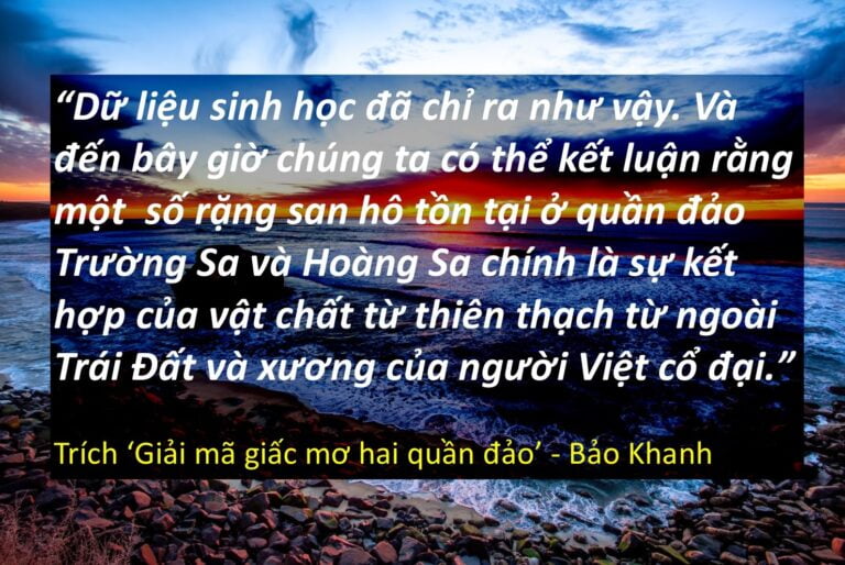 Giải mã giấc mơ hai quần đảo