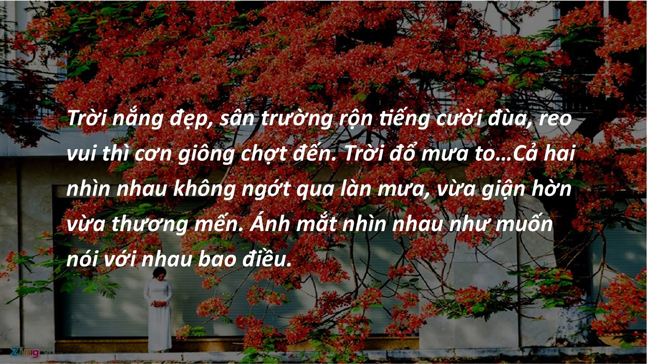 2. Trời đổ mưa